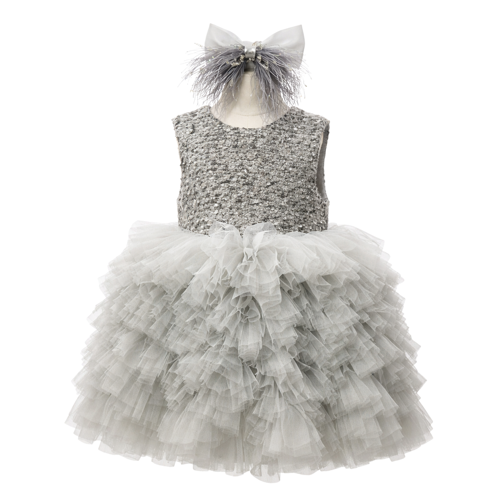 Kekeyo Dress Fluffy Grey