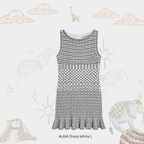 ALAIA Midi dress white  L