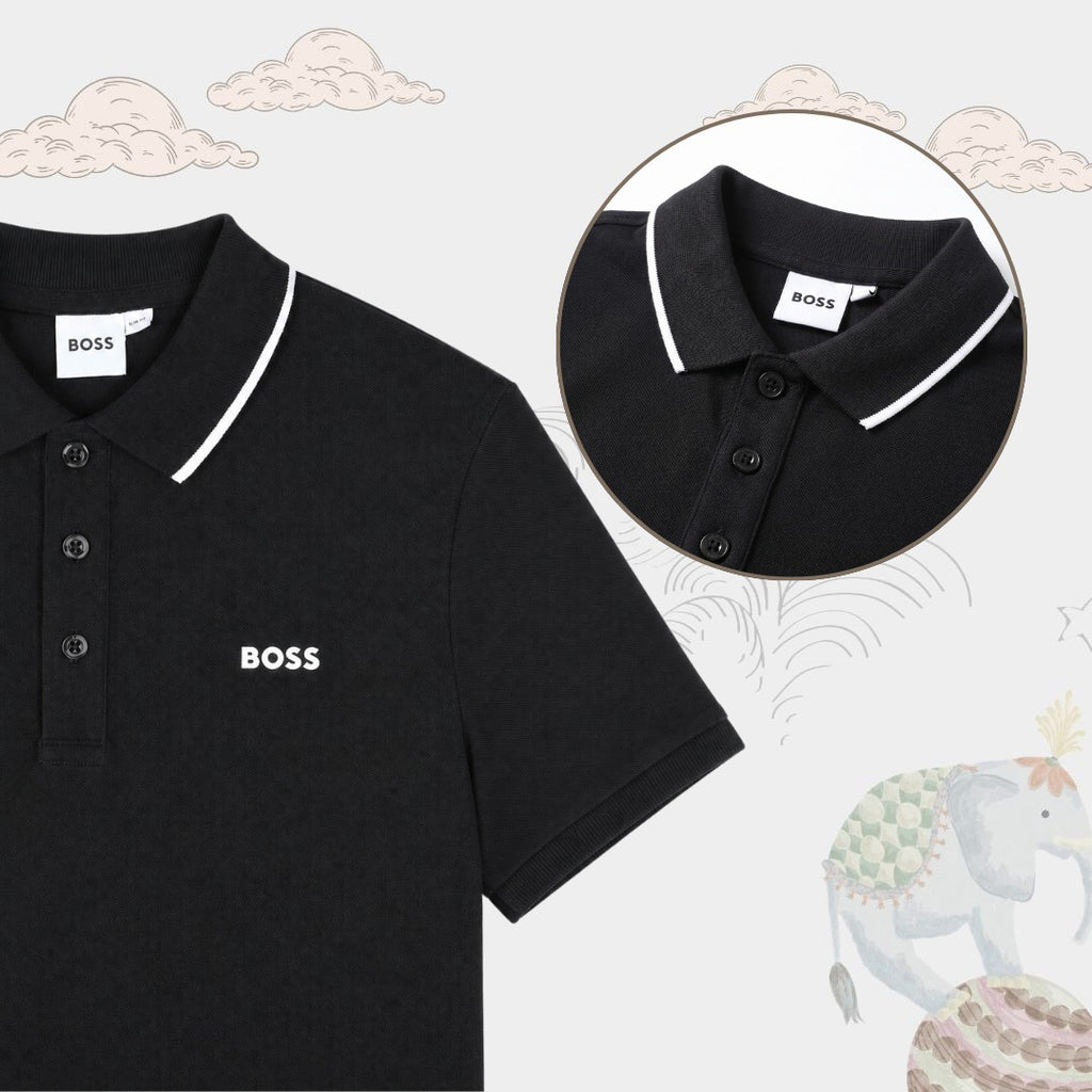 Boss Polo Shirt Black