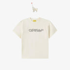 Off-White Big Bookish T-Shirt in Cotton | 12Y
