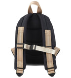 Boss Logo Embellished Two Tone Backpack