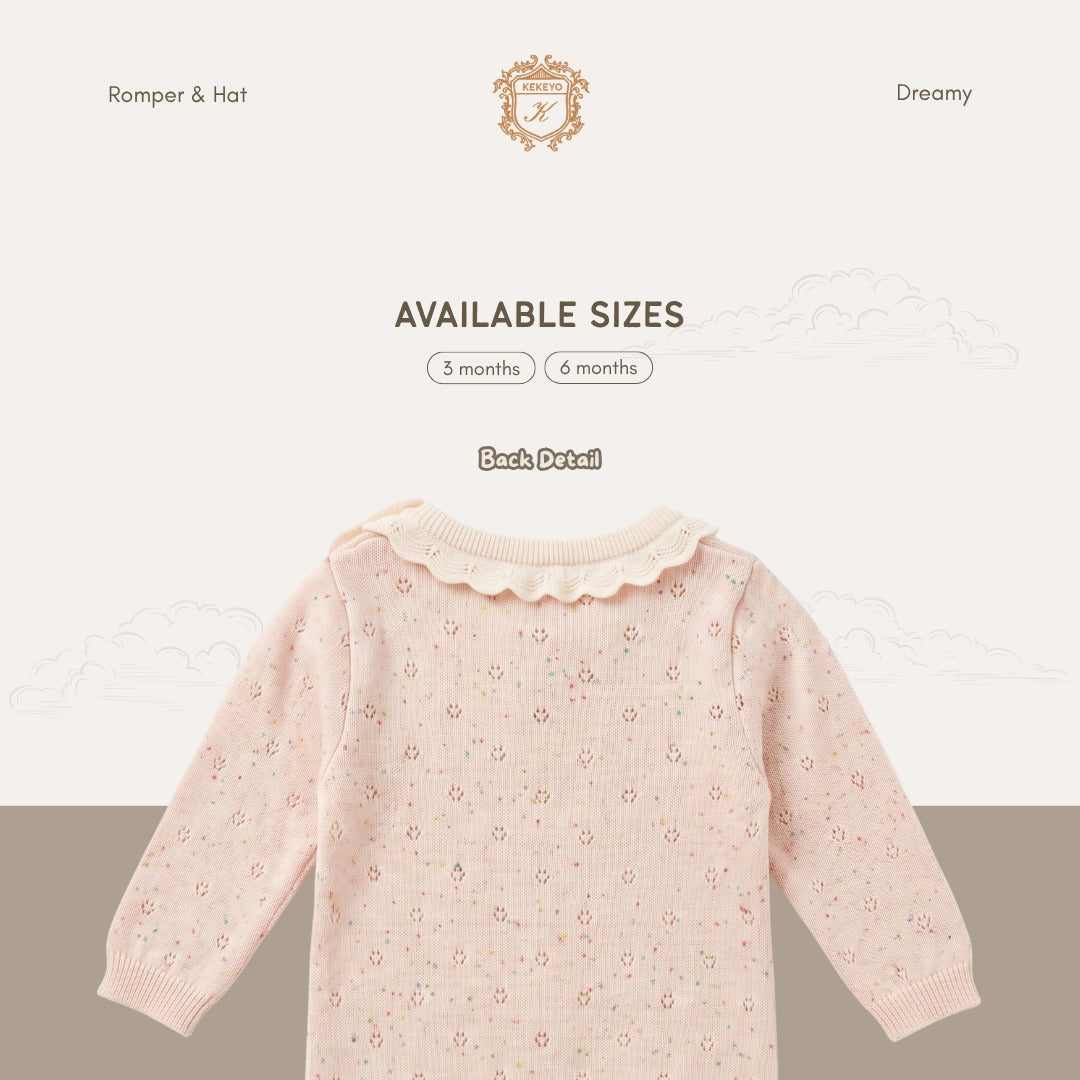 Kekeyo Romper & Hat Dreamy | 3M 9M