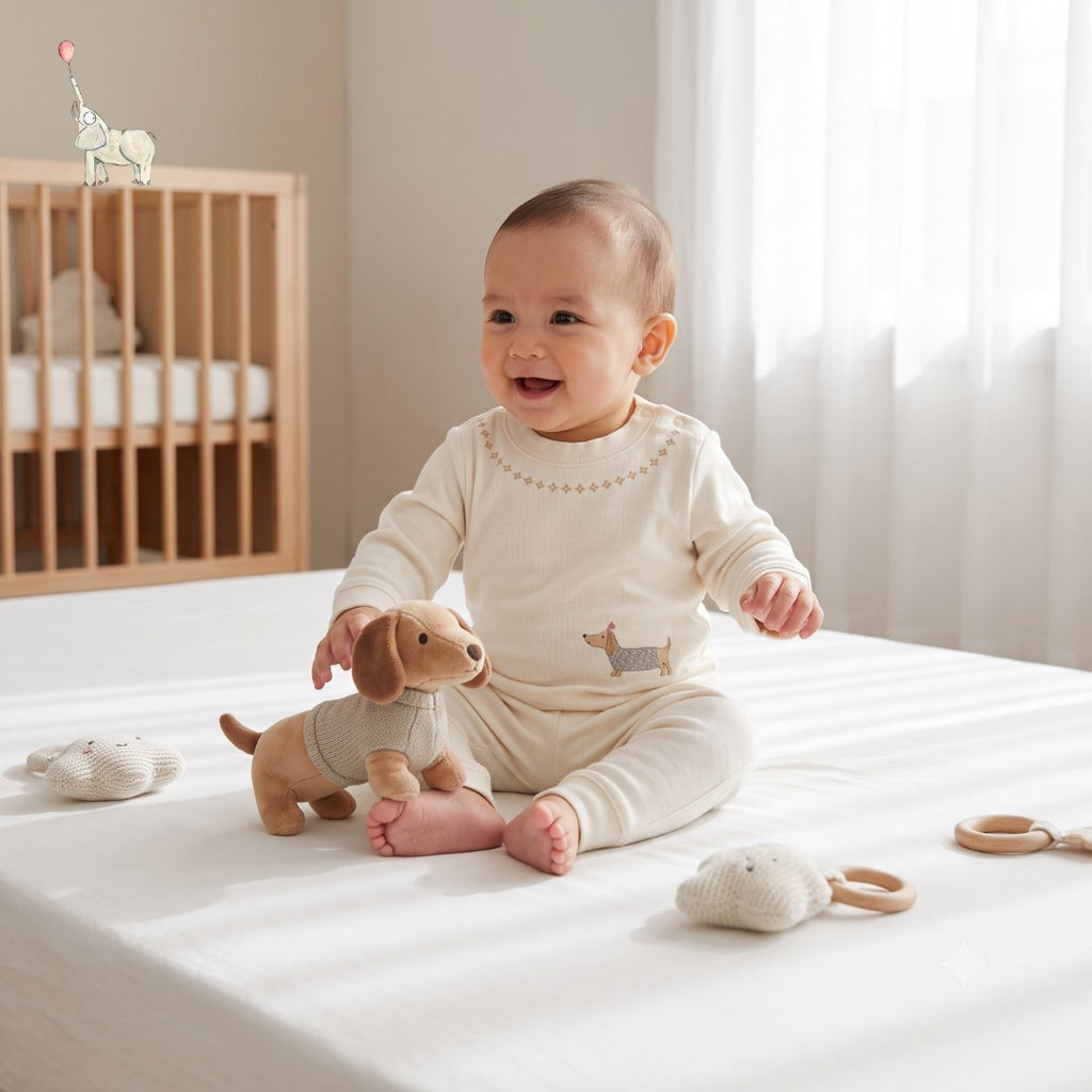 Kekeyo Set Pajamas Dachsy Dreams | 6M