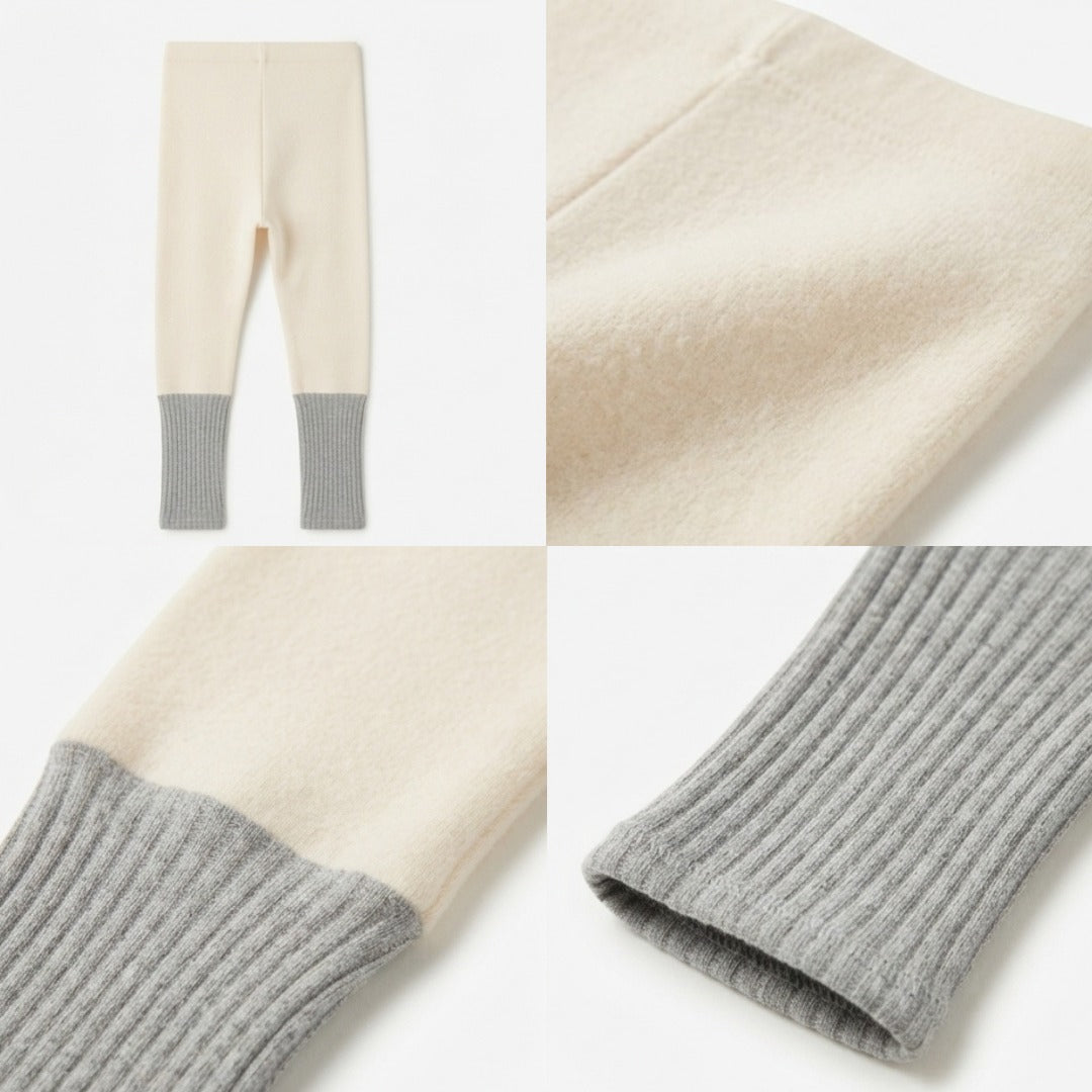 Kekeyo Legging Korea - Two-Tone Colorblock Kids Leggings | All Size