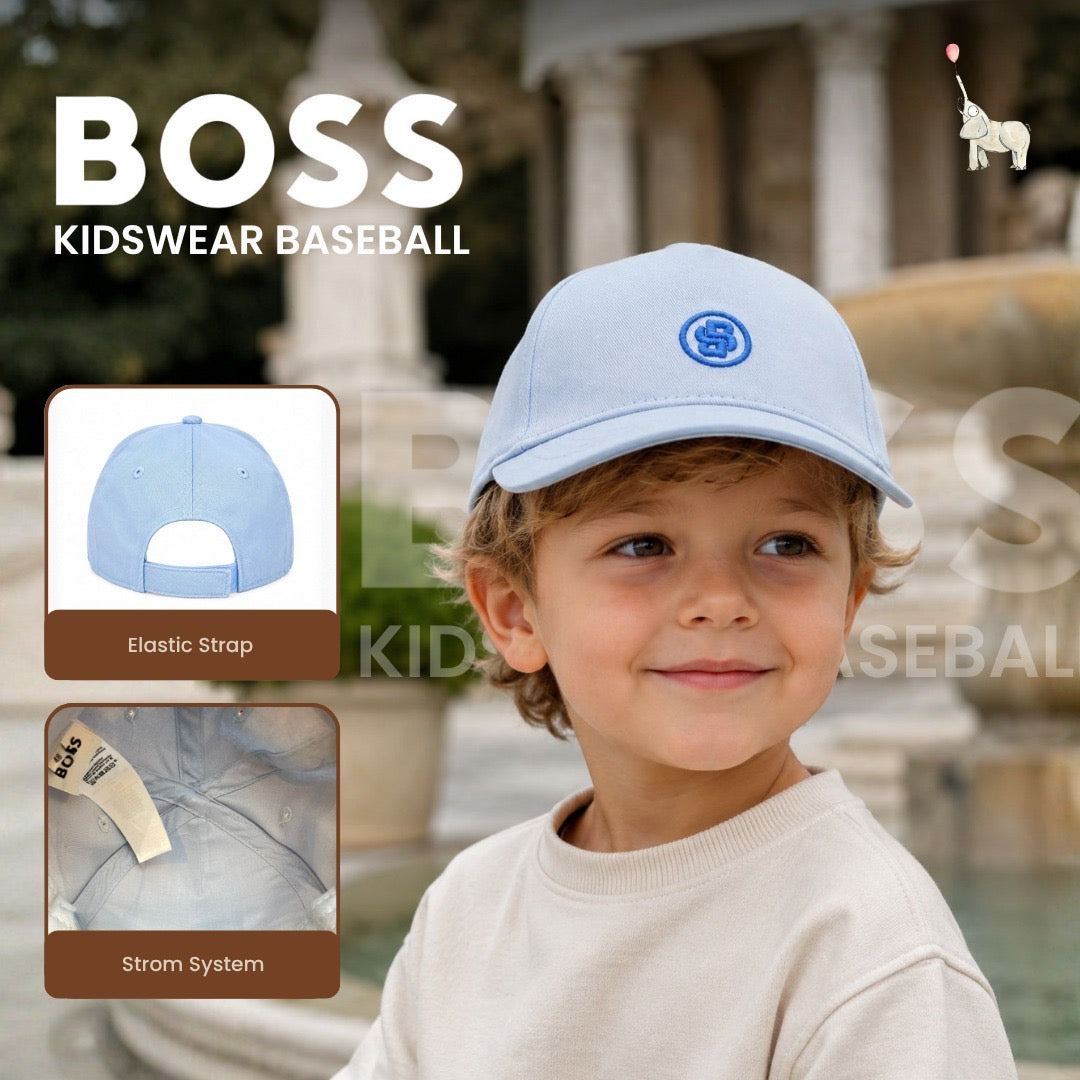 BOSS Kidswear Baseball Cap Blue