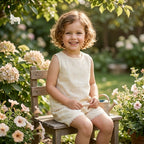 Kekeyo Set Top & Short Rollys Beige | 1-2Y 6Y 11-12Y