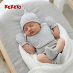 Kekeyo 5-in-1 Baby Essentials Gift Set 0-3M Newborn | Grey Series
