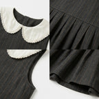 Kekeyo Dress & Hairpiece Spiece Dark Grey | 4Y 6Y