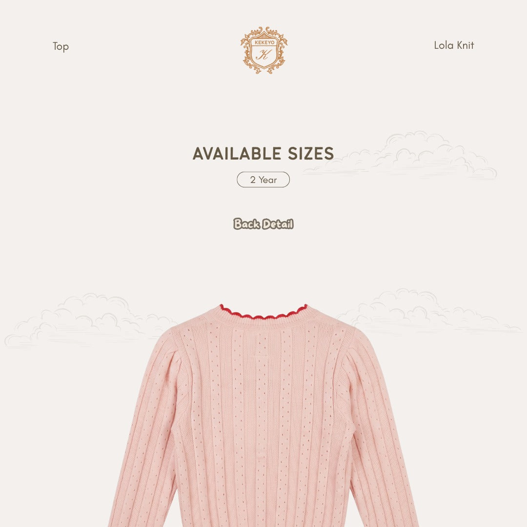 Kekeyo Lola Knit Pink | 2Y