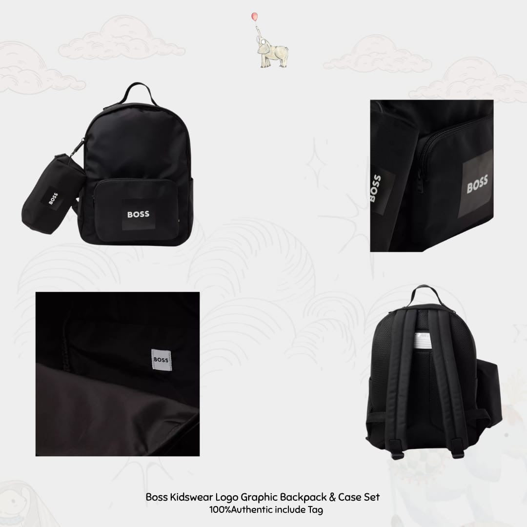 BOSS Backpack  Logo  + Case Set