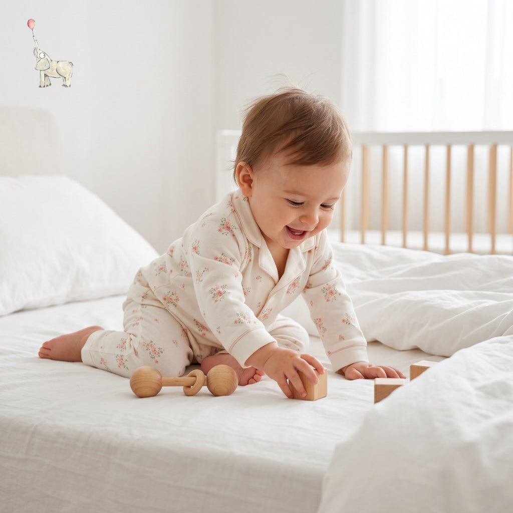 Kekeyo Set Pajamas Blush Bloom | 6M 9M 12M 18M 24M