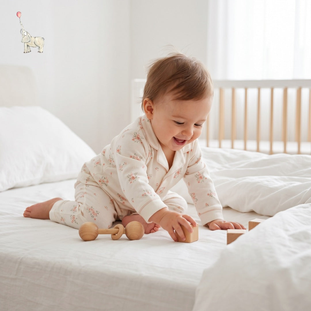 Kekeyo Set Pajamas Blush Bloom | 6M 9M 12M 18M 24M