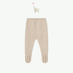 Paz Rodriguez Knitted 2 Piece Babygrow Set with lace trimmed knitted bonnet