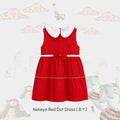 KEKEYO RED DRESS DOT ( 8 Y )