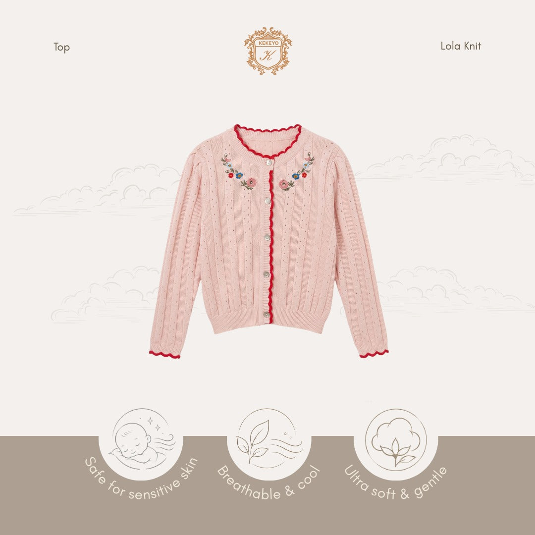 Kekeyo Lola Knit Pink | 2Y