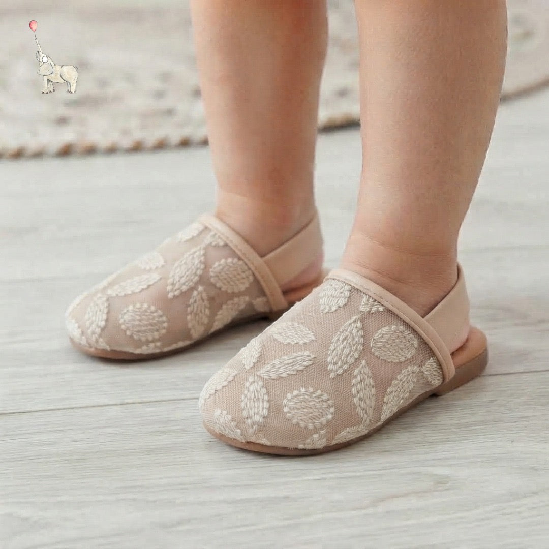 Kekeyo Roland Mesh Embroidery Baby Sandals 6-16M | Babybrandedshop