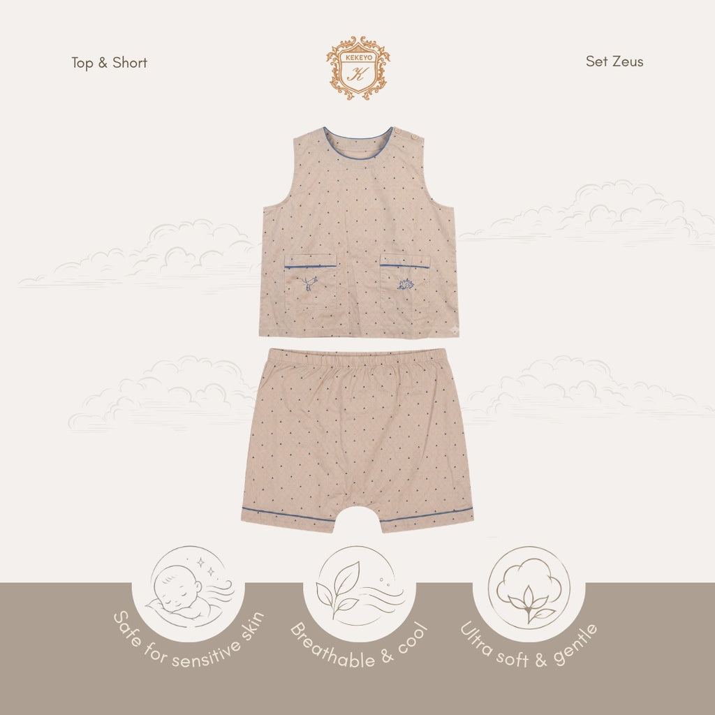 Kekeyo Top & Short set Zeus