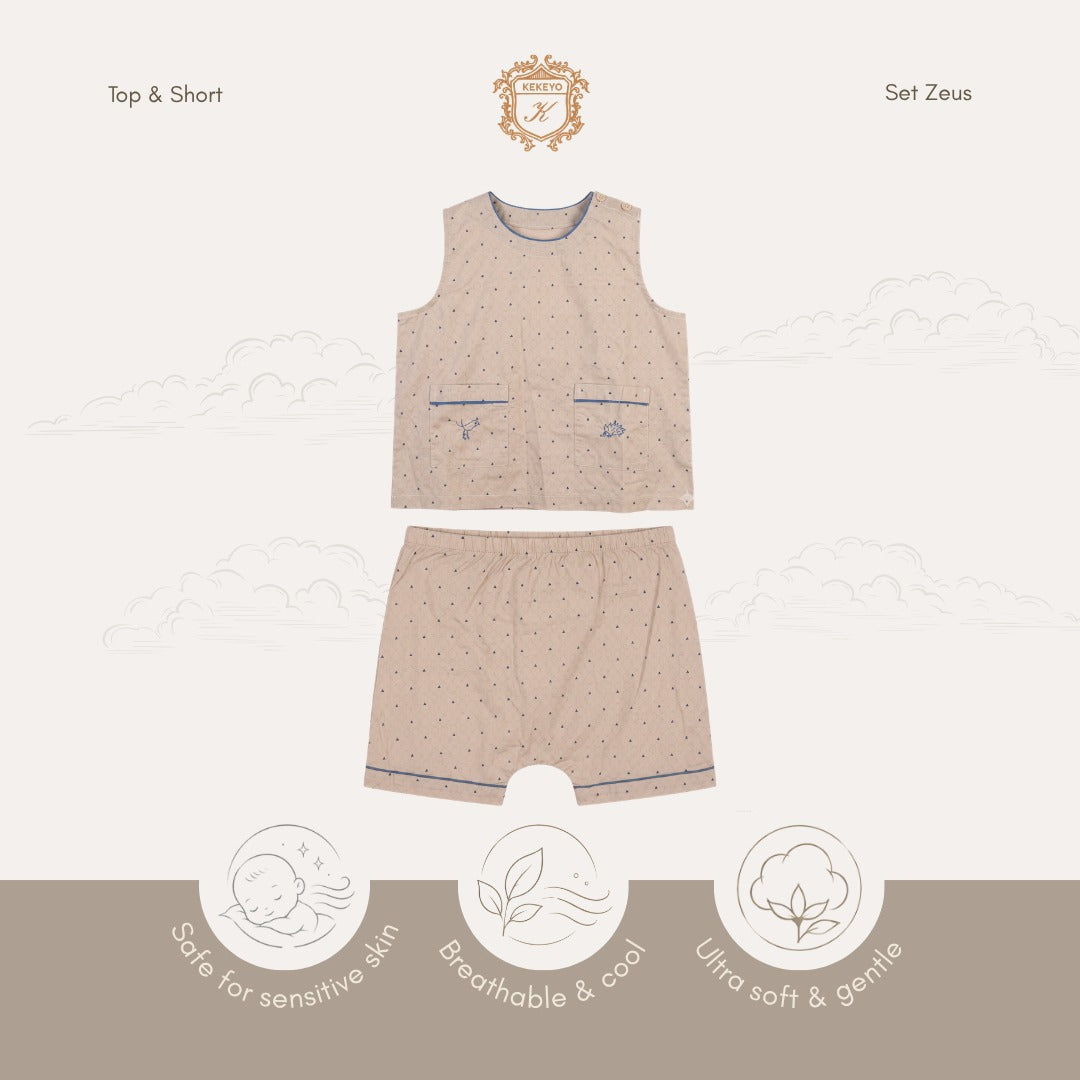 Kekeyo Top & Short set Zeus