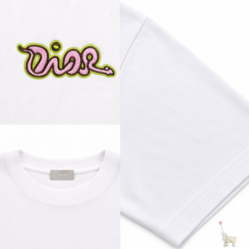 Dior X KAWS White T-Shirt L ( Non Registered)
