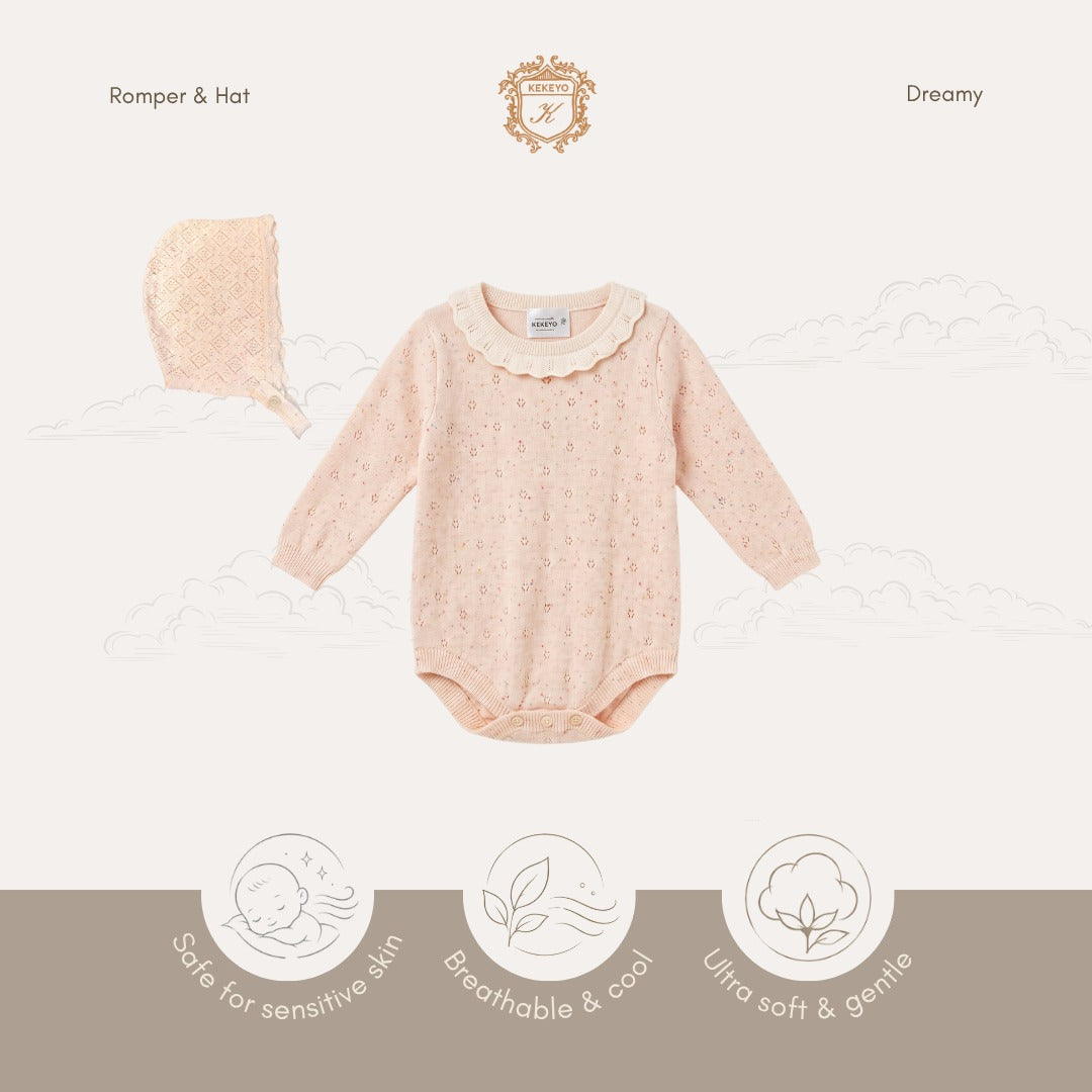 Kekeyo Romper & Hat Dreamy | 3M 9M