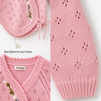 Kekeyo Romper Set With Beanie Dusty Pink | 1Y