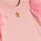There Was One Kids Top Ruffle Pink |4Y