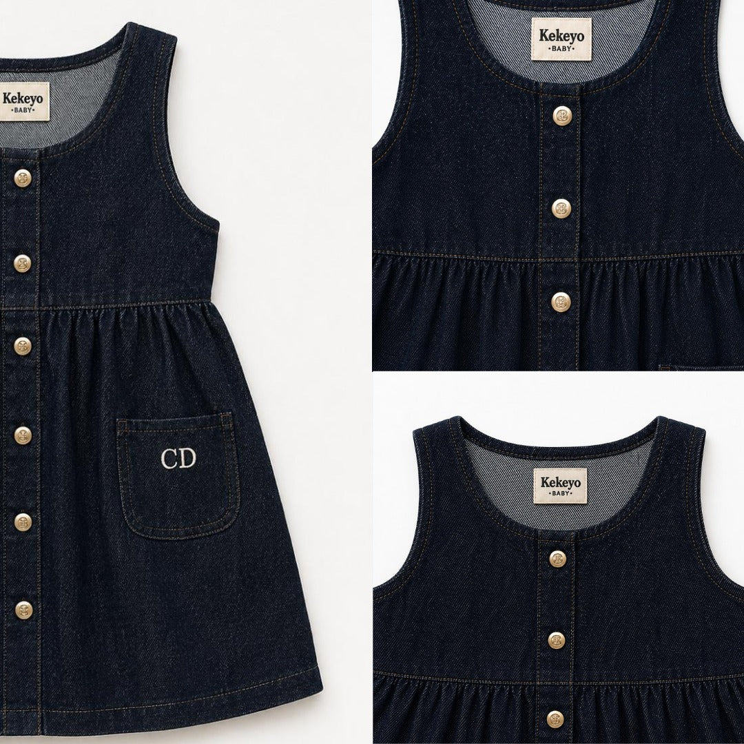 Kekeyo Dress Denim | 4-5Y