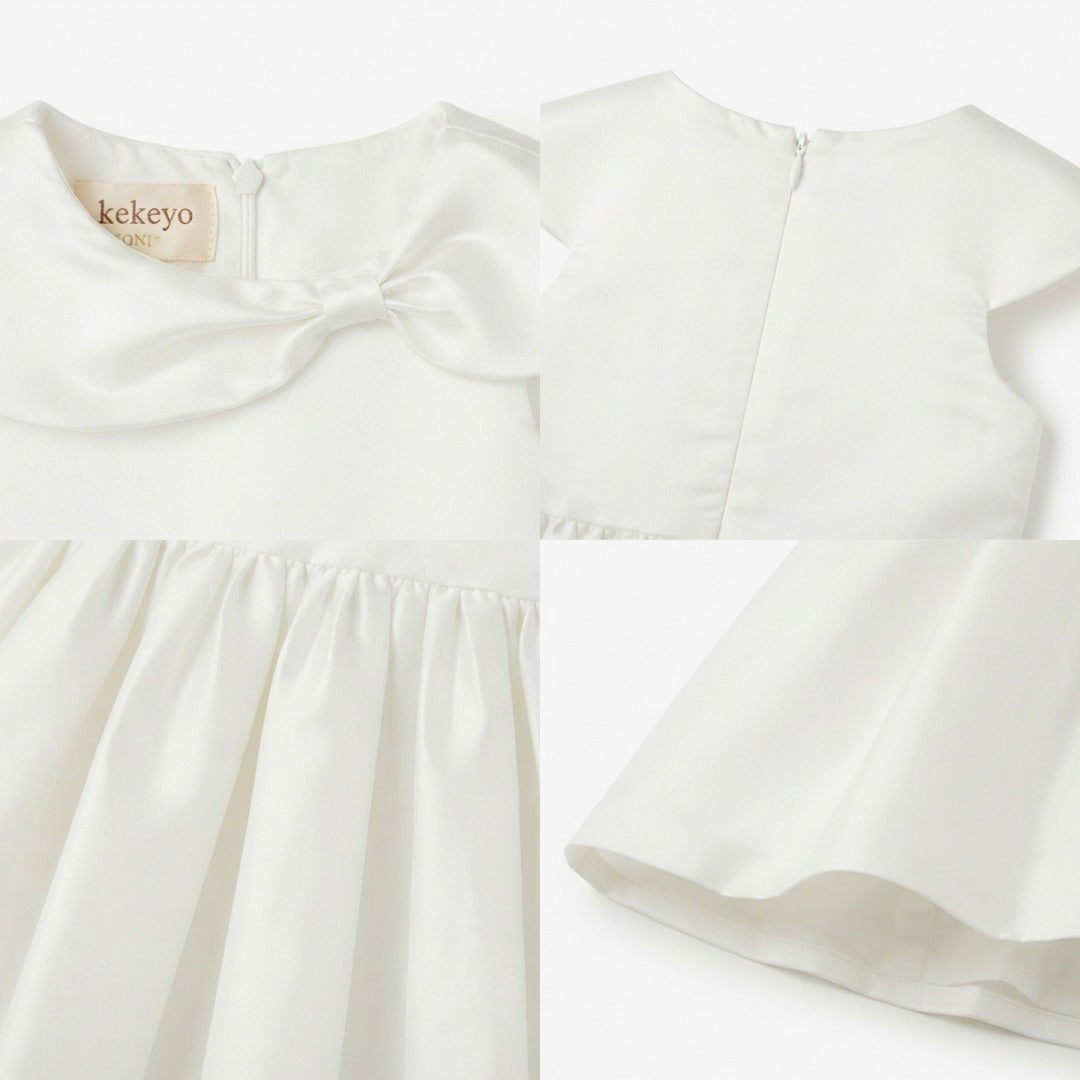 Kekeyo Glommy Dress White | 4Y 6Y
