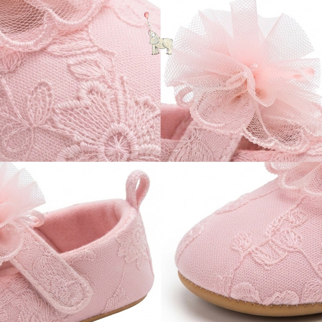 Mammyeve Flat Shoes Pink Flower