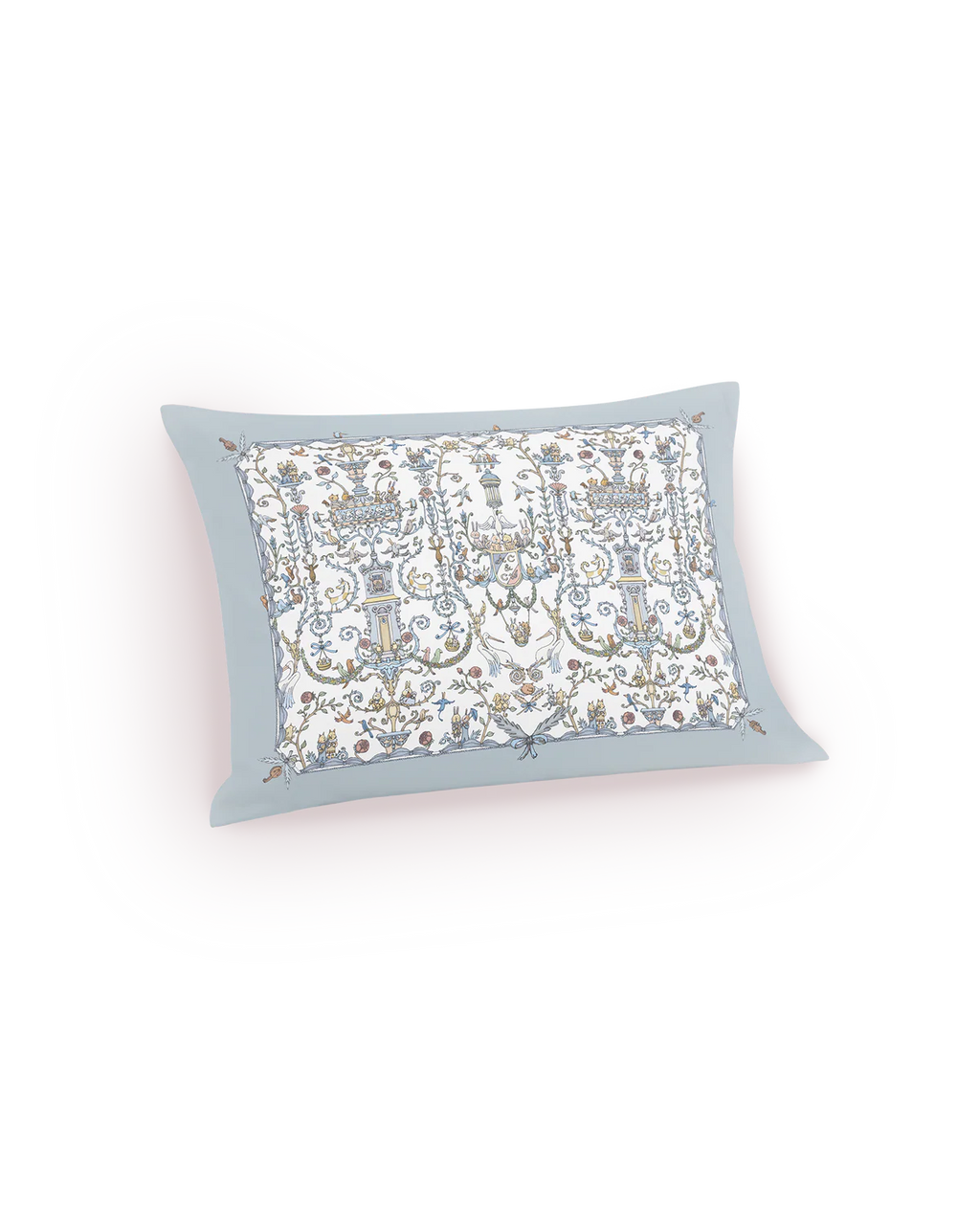 Atelier Choux x Caitlin Wilson Satin Cushion – Toile de Jouy