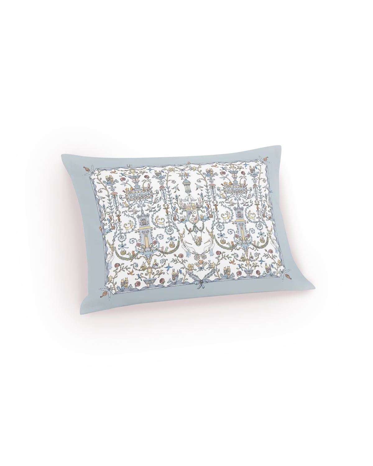 Atelier Choux x Caitlin Wilson Satin Cushion – Toile de Jouy