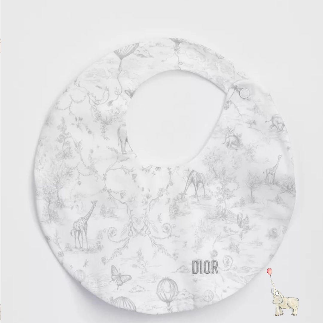 Dior Newborn Gift set Gray Toile de Jouy
