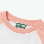 Kenzo Girls Logo T-Shirt "K" in Pink White