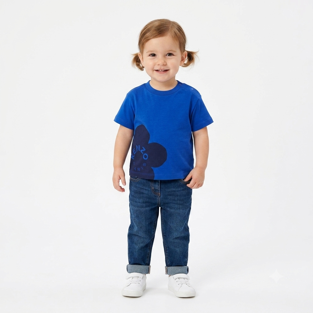 Kenzo Flower Shorts-sleeved T-shirt