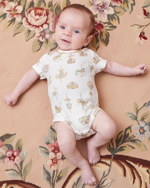 Atelier Choux Baby Onesie - Carousel Newborn-18M | Babybrandedshop