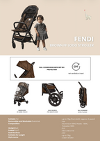Fendi Kids Baby Newborn Stroller