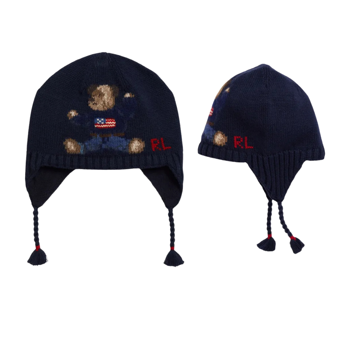 Polo Ralph Lauren Kids Bear-Motif Knit Hat