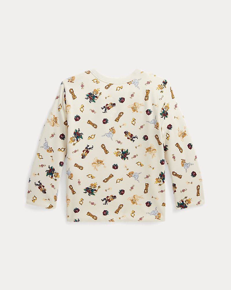 Ralph Lauren Polo Reversible Embroidered Cotton Jacket with Bib - Nutcracker Bear Off White 9M-24M | Babybrandedshop