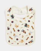 Ralph Lauren Polo Reversible Embroidered Cotton Jacket with Bib - Nutcracker Bear Off White 9M-24M | Babybrandedshop