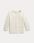 Ralph Lauren Polo Reversible Embroidered Cotton Jacket with Bib - Nutcracker Bear Off White 9M-24M | Babybrandedshop